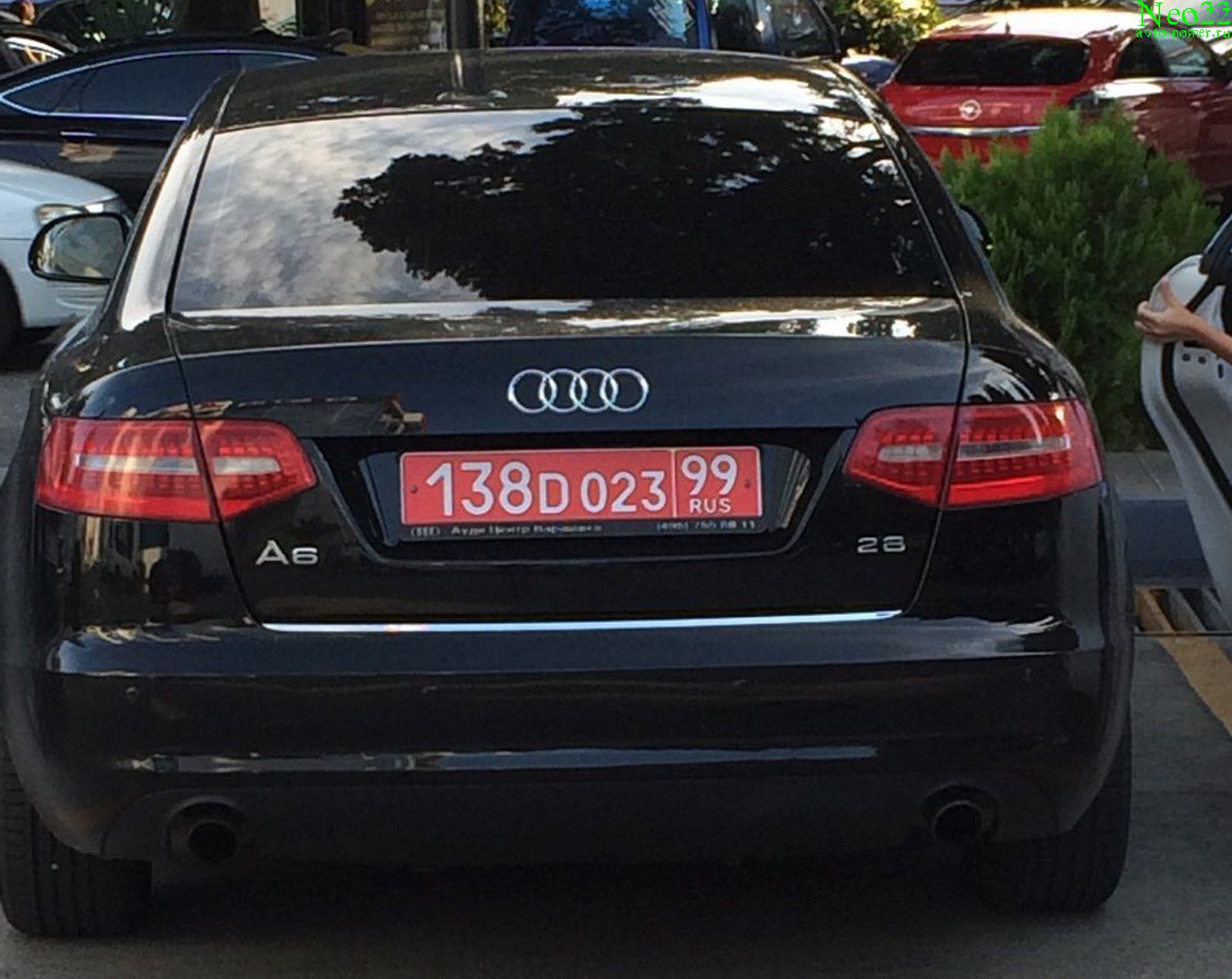 138 D 023 99, Audi A6 3rd gen Sedan (C6/4F2), 2004–2011