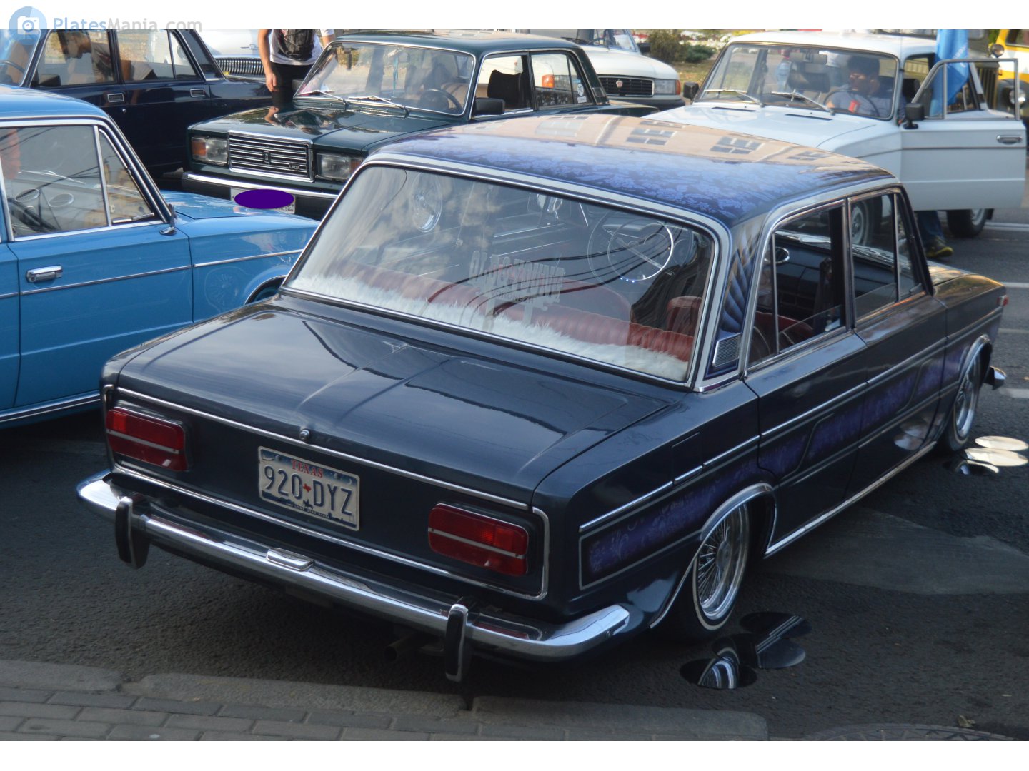 920-DYZ, License plate without vehicle 