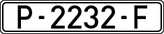 License plates of Spain, 1971 year series
