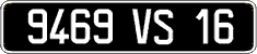 French license plate, FNI