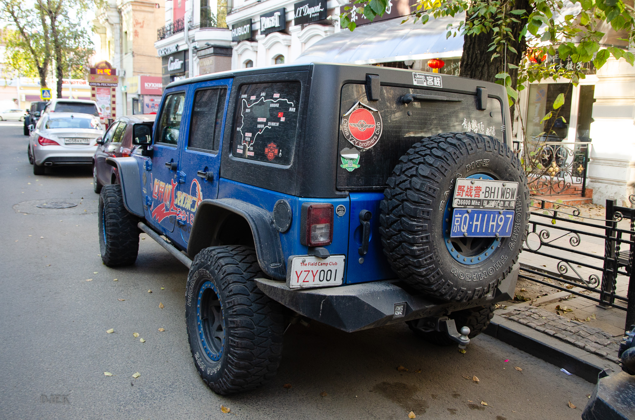 京Q·H1H97, Jeep Wrangler 3rd gen (don't set)