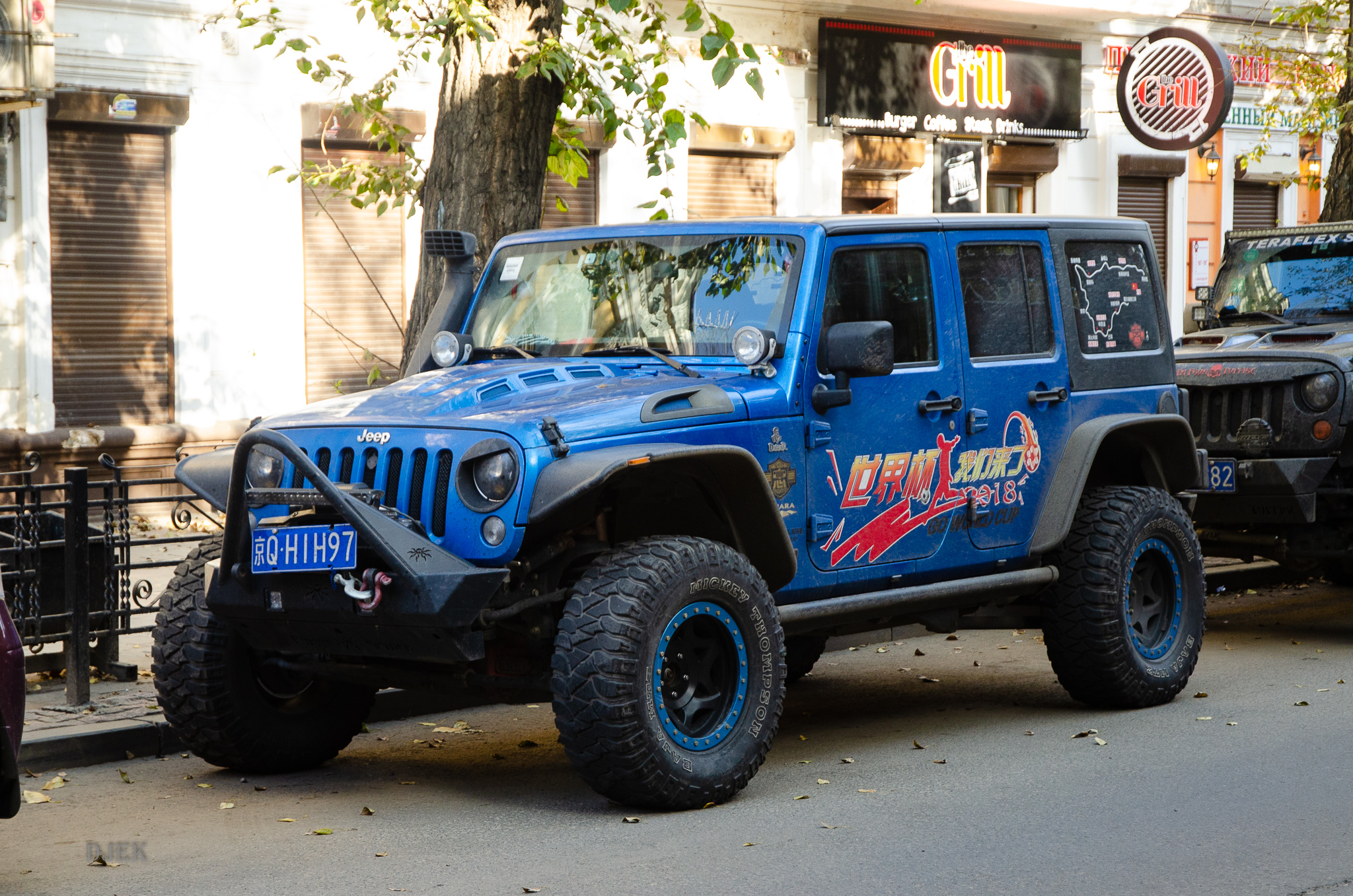 京Q·H1H97, Jeep Wrangler 3rd gen (don't set)