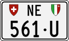 License plate of Switzerland, Dealer (with 