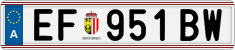 License plate of Austria, Regular plates