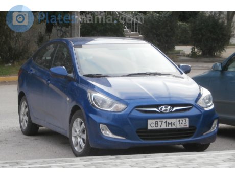 с871мк123, Hyundai Solaris