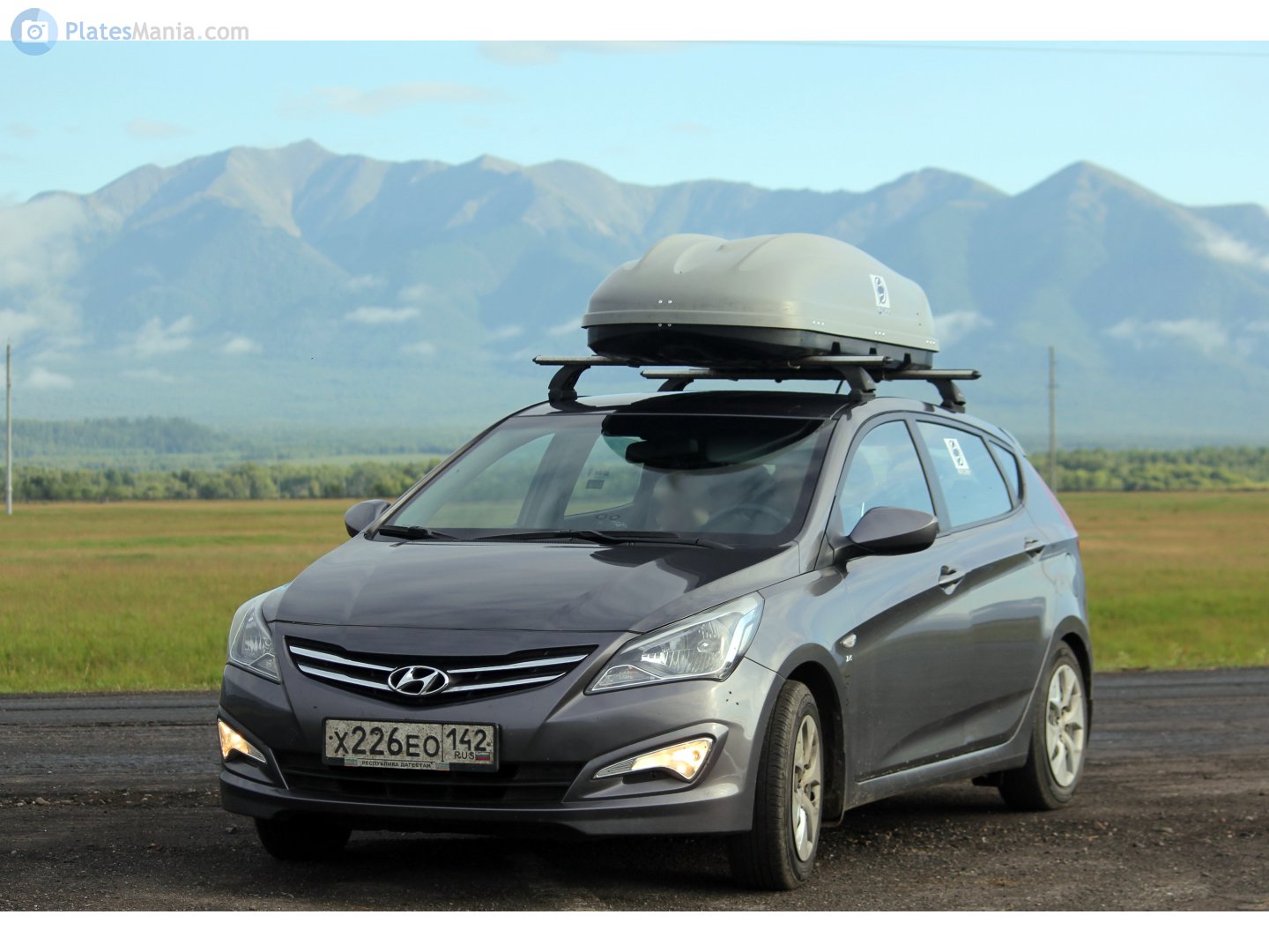 х 226 ео 142, Hyundai Solaris 1st gen Hatchback (RB), facelift, 2014–2017