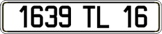 French license plate, FNI