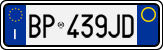 License plate of Italy, Cars (1994 year series)