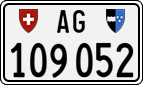 License plate of Switzerland, Cars