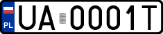 License plates of Poland, Military
