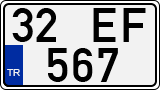 License plate of Turkey, Regular plates
