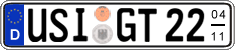 German license plate, Seasonal plates