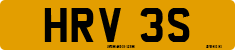 License plate of the United Kingdom, 1963 year system