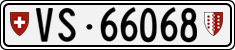 License plate of Switzerland, Cars
