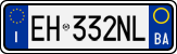 License plate of Italy, Cars (1994 year series)