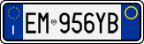 License plate of Italy, Cars (1994 year series)