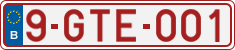 License plate of Belgium, Vanity Plates (2010)