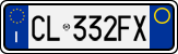 License plate of Italy, Cars (1994 year series)