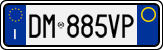 License plate of Italy, Cars (1994 year series)