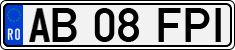License plate of Romania, Regular plates