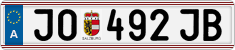 License plate of Austria, Regular plates