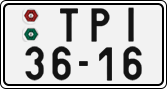 License plate of the Czech Republic, Cars (1960)