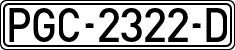License plates of Spain, Official and military plates