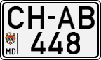 License plate of Moldova, Cars (1992)