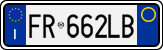 License plate of Italy, Cars (1994 year series)