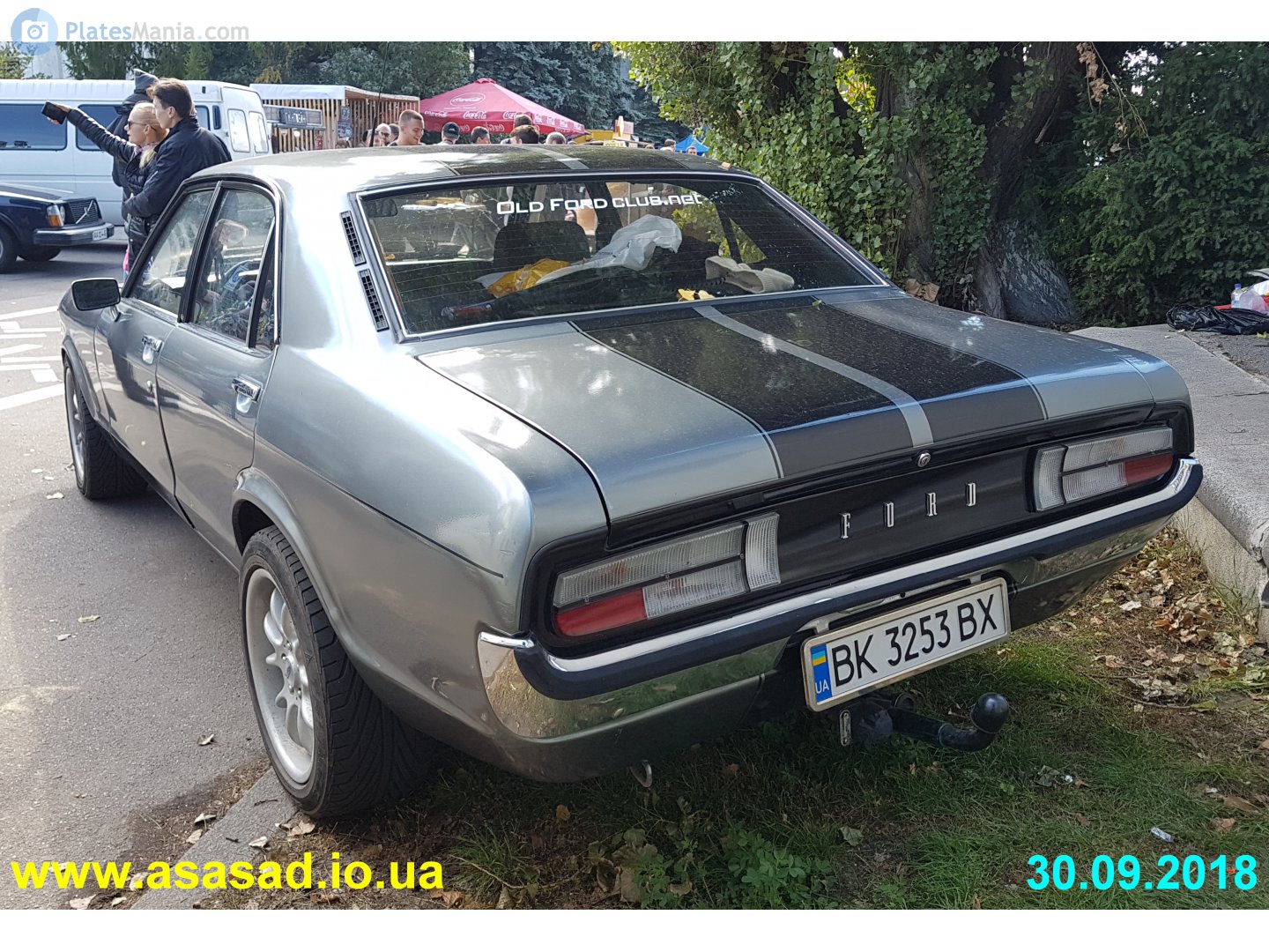 BK 3253 BX, Ford Granada 1st gen 4-door Sedan (GGFL; EU-market), 1972–1977