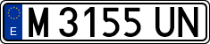 License plates of Spain, 1971 year series