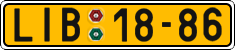 License plate of the Czech Republic, Commercial vehicles (1960)