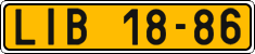 License plate of the Czech Republic, Commercial vehicles (1960)