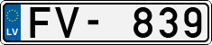 License plate of Latvia, Regular car plates