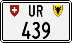 License plate of Switzerland, Cars