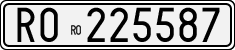 License plate of Italy, Cars (1927 year series)