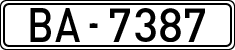 License plates of Spain, 1900 year series