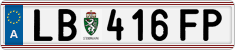 License plate of Austria, Regular plates