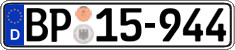German license plate, Authorities and federal agencies