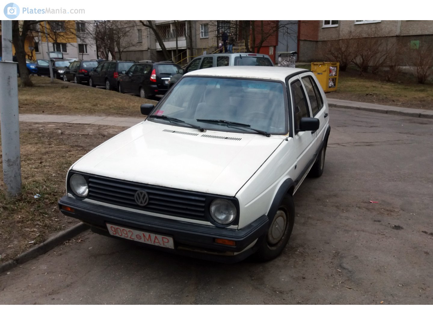 9092 MAP, Volkswagen Golf 2nd gen 3-door Hatch (19/1G), 1983–1992