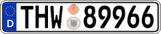German license plate, Authorities and federal agencies