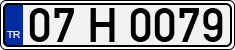 License plate of Turkey, Regular plates