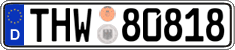 German license plate, Authorities and federal agencies