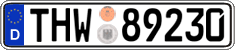 German license plate, Authorities and federal agencies