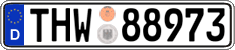 German license plate, Authorities and federal agencies