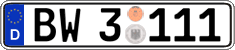 German license plate, Authorities and federal agencies