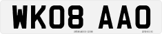 License plate of the United Kingdom, 2001 year system