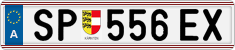 License plate of Austria, Regular plates