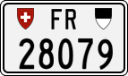 License plate of Switzerland, Cars