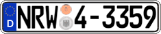 German license plate, Regional authorities